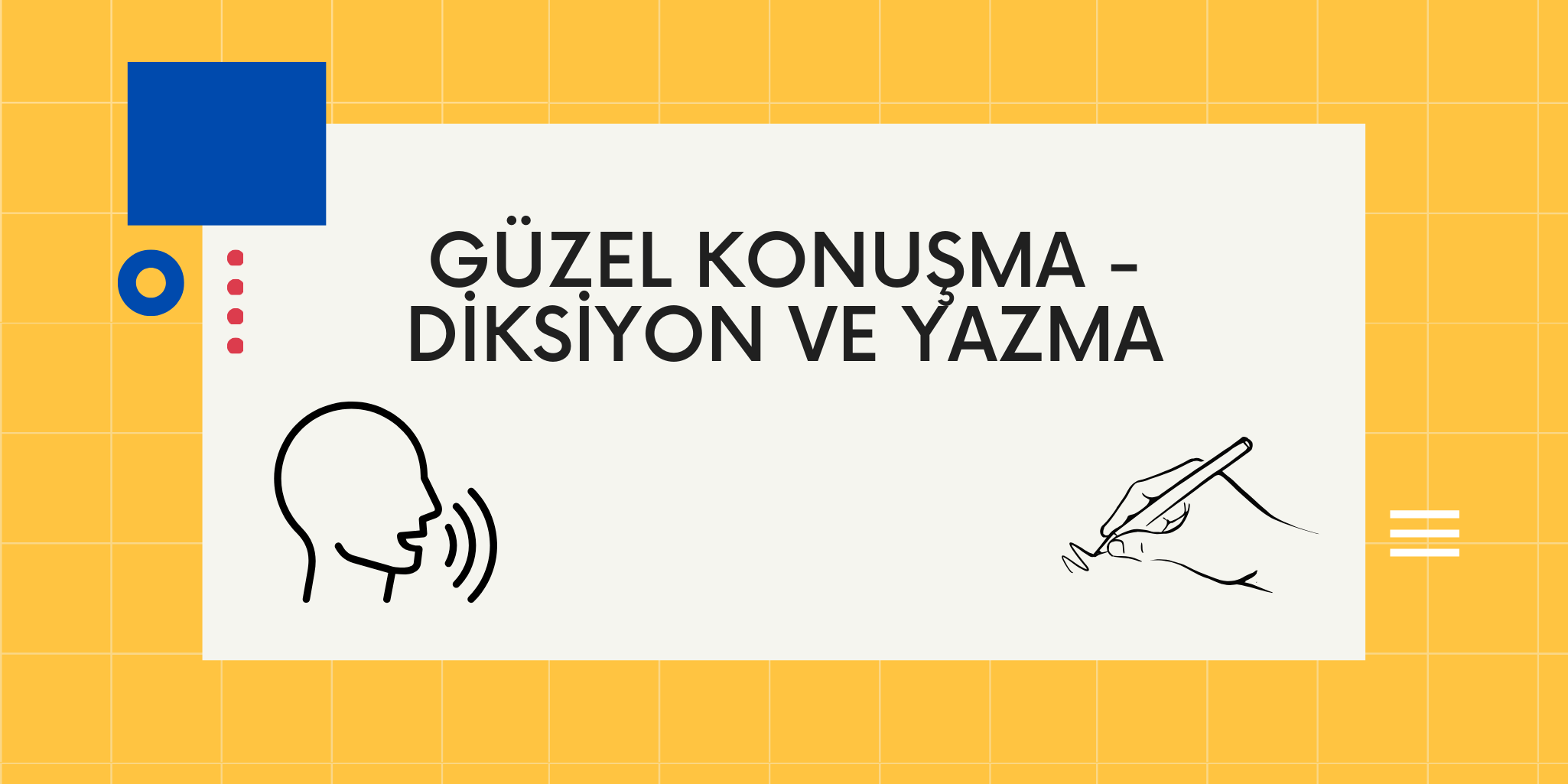 Saruhanlı Yeni Akademi Kurs Merkezi'nde Güzel Konuşma, Diksiyon ve Yazma eğitimi, bireylerin etkili iletişim becerilerini geliştirerek topluluk önünde kendilerini daha doğru ve özgüvenli bir şekilde ifade etmelerini sağlar. Bu kurs, hem sözlü hem de yazılı iletişimde başarı hedefleyenler için idealdir. Daha fazla bilgi ve kayıt için bizimle iletişime geçin.